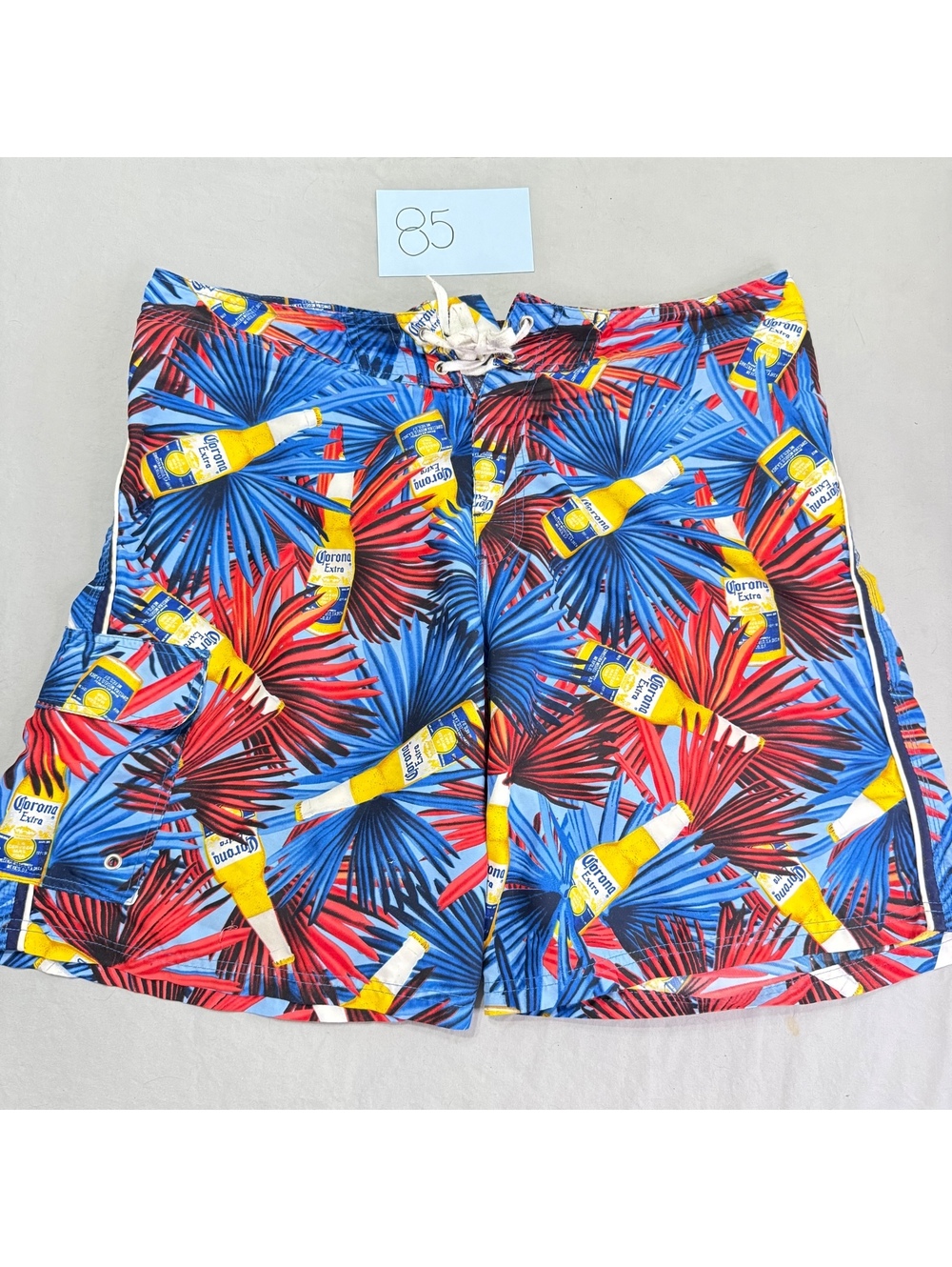 Corona Extra Tropical Print Men's Swim Shorts